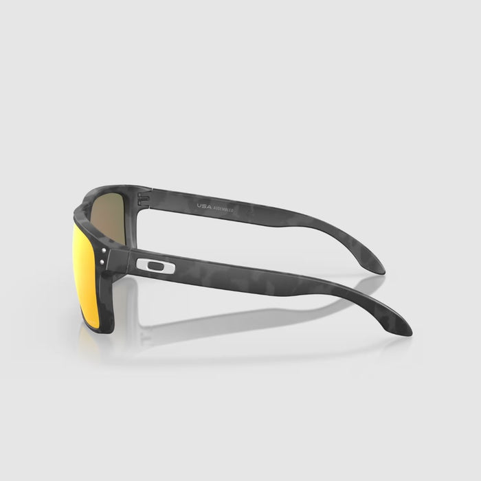 Oakley Holbrook XL Sunglasses - Matt Black Camoflauge w PRIZM Ruby Lens