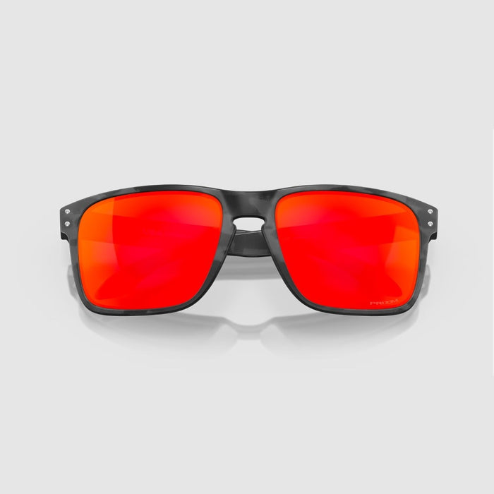 Oakley Holbrook XL Sunglasses - Matt Black Camoflauge w PRIZM Ruby Lens