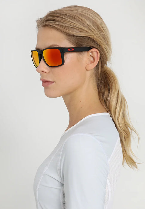OAKLEY Holbrook XL Sunglasses - Matt Black Frame w PRIZM Ruby Lens
