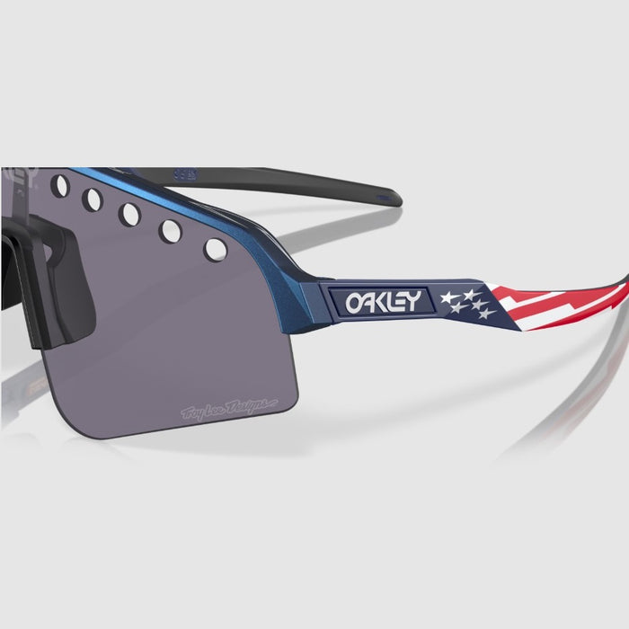 **Oakley Sutro Lite Sweep Sunglasses - TLD Blue Colourshift w PRIZM Grey Lens