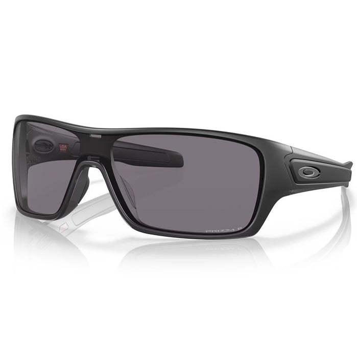 **Oakley Turbine Rotor Sunglasses - Matt Black w PRIZM Grey Polarized Lens