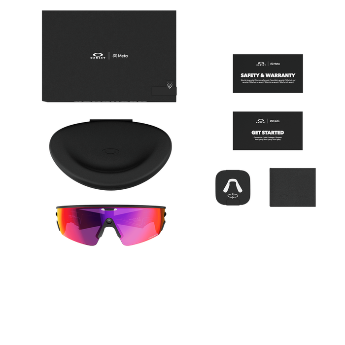 OAKLEY Meta Vanguard Smart AI Glasses - Black w PRIZM Road Lens