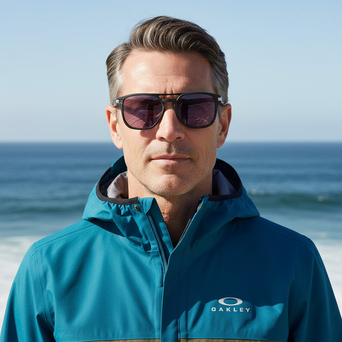 Oakley Latch Beta Sunglasses - Matte Black w PRIZM Grey Lens