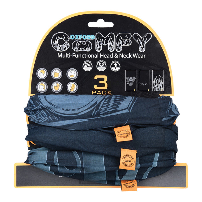 Oxford Comfy(Neck Warmer) - HD Graphics (3 Pack)