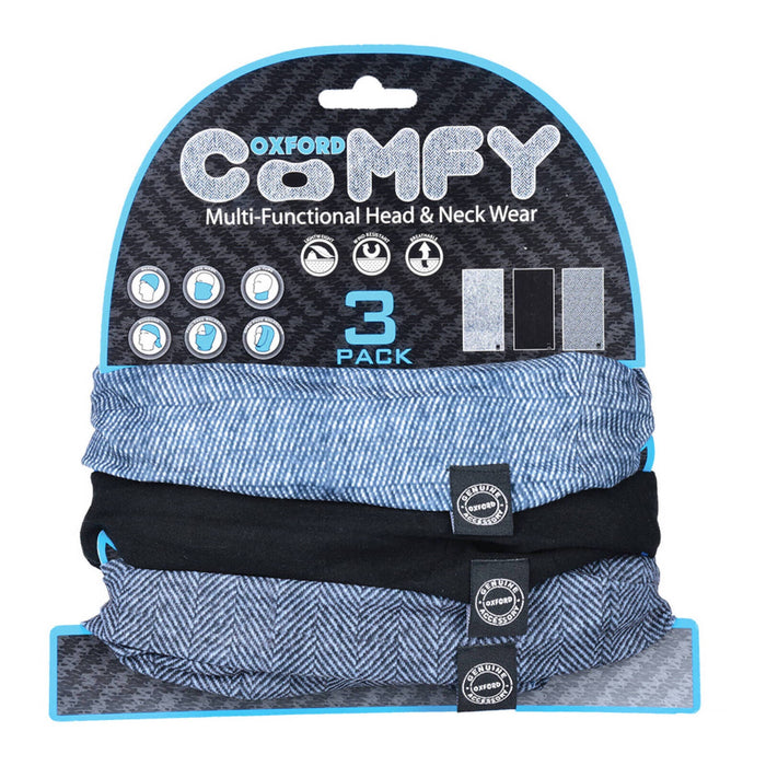 Oxford Comfy(Neck Warmer) - Herringbone (3 Pack)