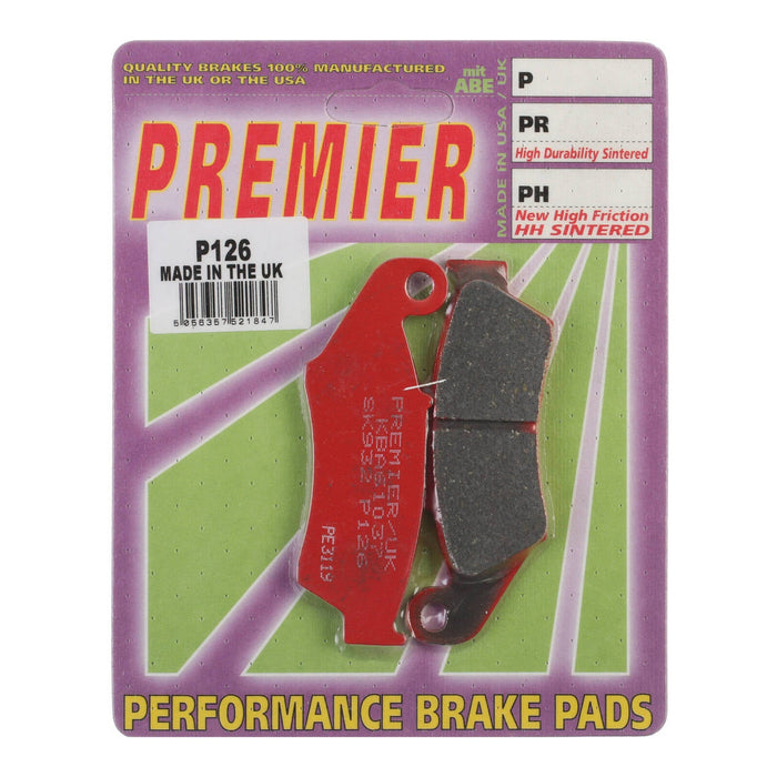 PREMIER Brake Pads - PBP126