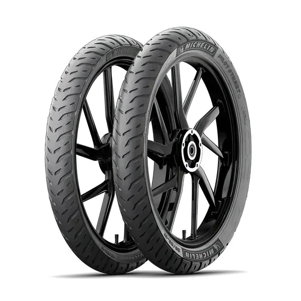 MICHELIN 17 inch Pilot Street 2 Bias 46S Front/Rear TL Scooter Tyre 90/80-17