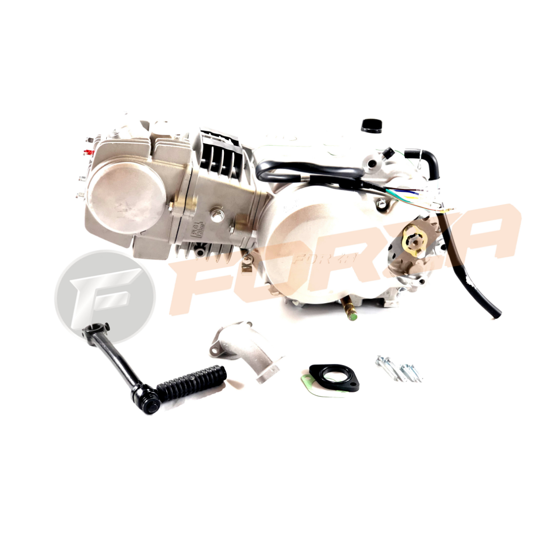 FORZA FMX 125 Engine Manual (Kick Start) Silver 2008 - 2020