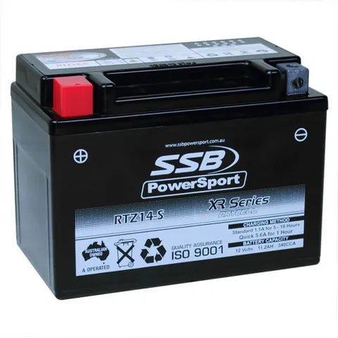 SSB Motorcycle And Powersports Battery - RTZ14-S (YTZ14-S)