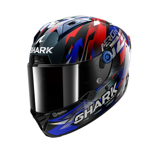 **SHARK AERON Zarco GP de France Road Helmet - Carbon Blue