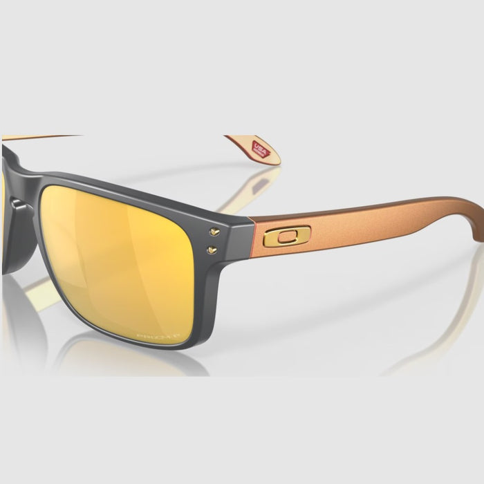 Oakley Holbrook Sunglasses - Matt Carbon w PRIZM 24K Polarized Lens