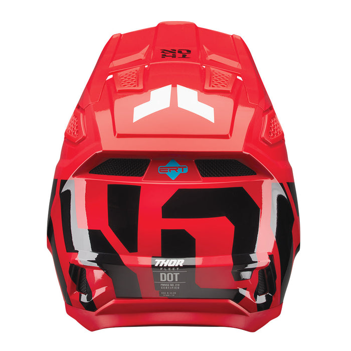 THOR S26 FLEET FORGE Adult MX Helmet - Red
