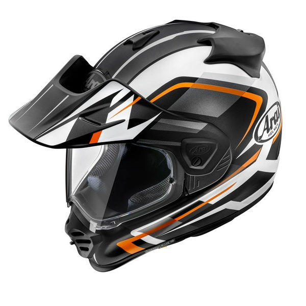 **Arai TOUR-X5 Discovery Adult Adventure Helmet (made in Japan) -Discovery Matt Orange
