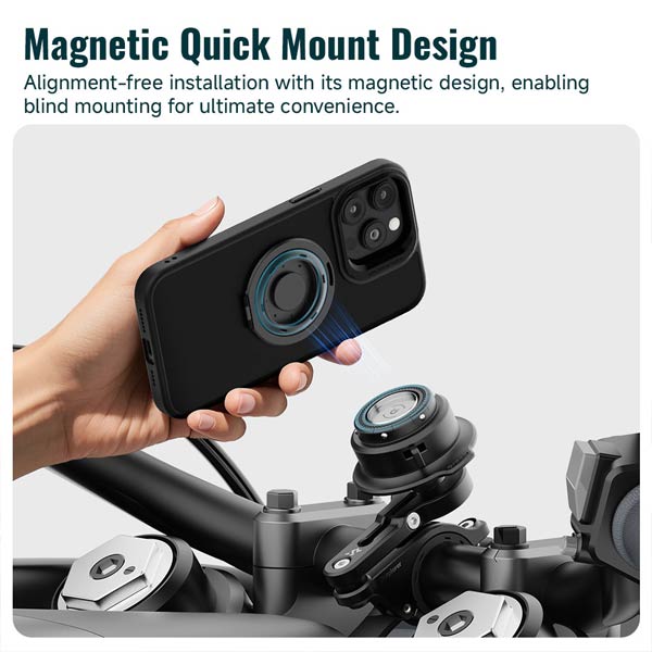 OUTPLORER Quick Launch Mirror Stem Mount (motorcycle)