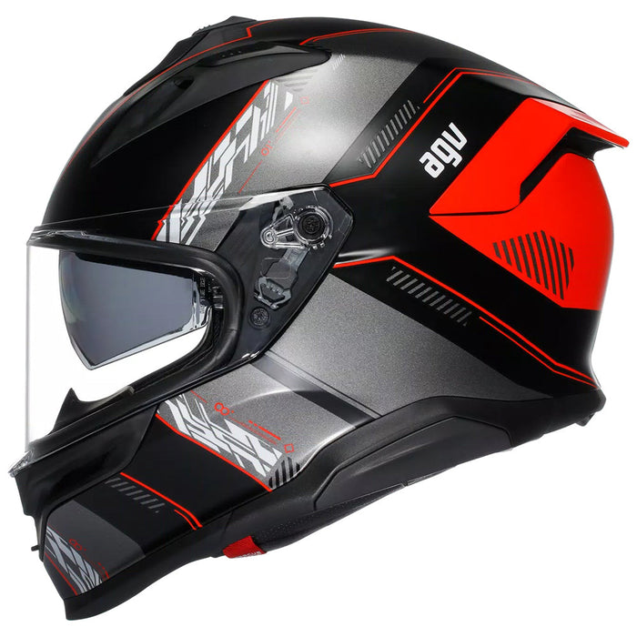 **AGV K7 Adult Road Helmet -  Matt Black/Red