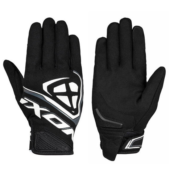 IXON HURRICANE Lightweight Roadster Adult Gloves - Black/White