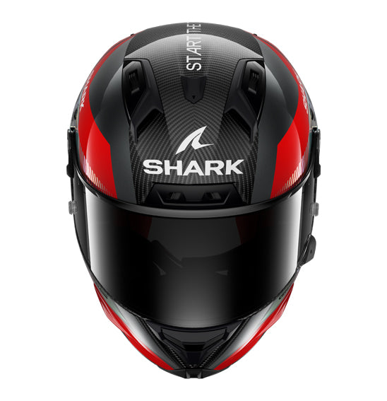 **SHARK AERON GP FIM Racing #2 MotoGP Full Face Road Helmet - Carbon/Red/Chrome