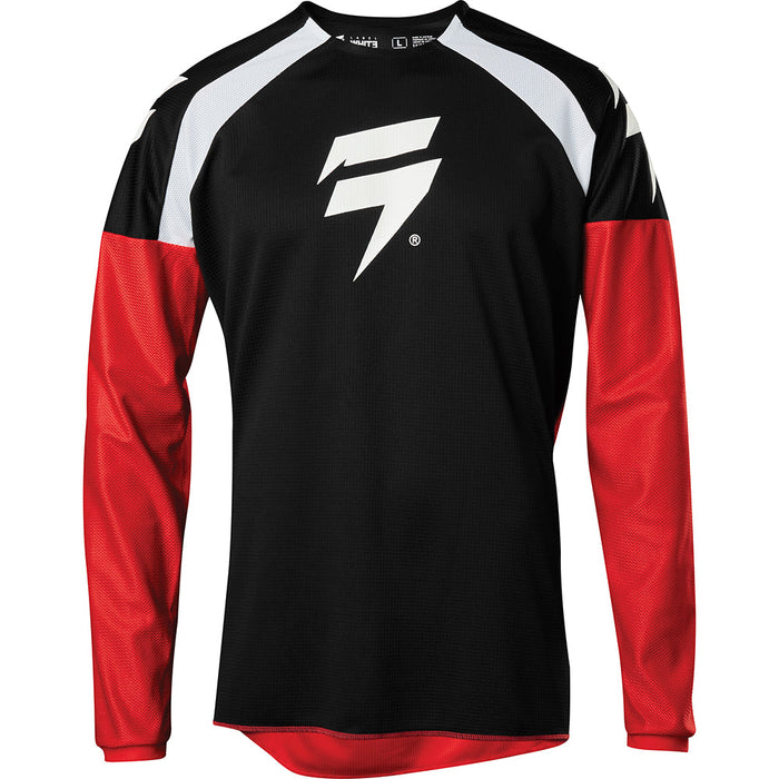 SHIFT WHIT3 LABEL RACE Adult MX Jersey - Black/Red
