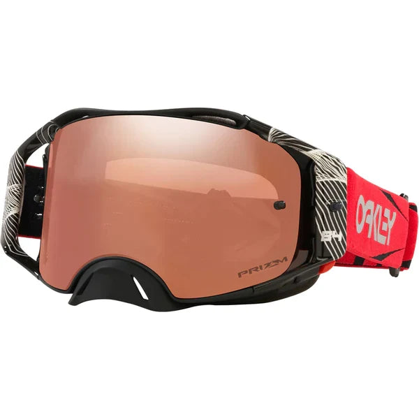 (In Store) Oakley Airbrake MX Herling Sig Red with Prizm Black Lens