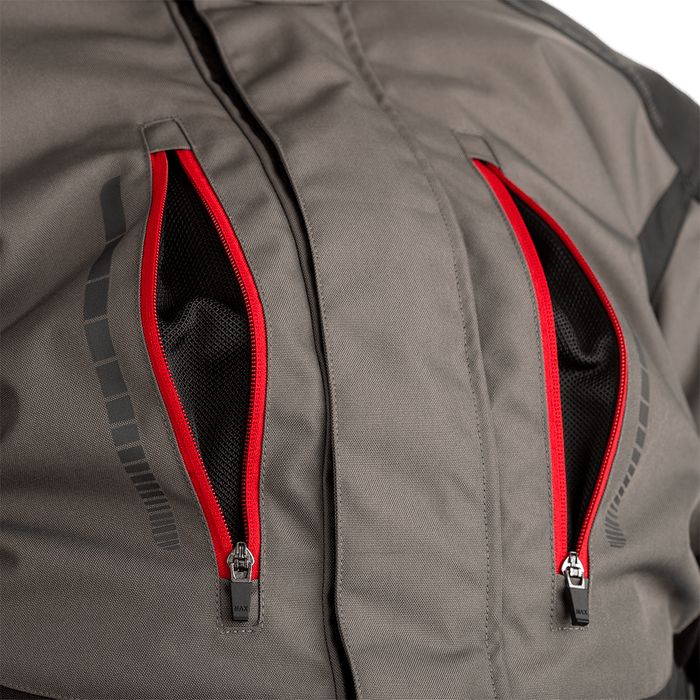RST ATLAS CE TEXTILE JACKET - Grey/Red