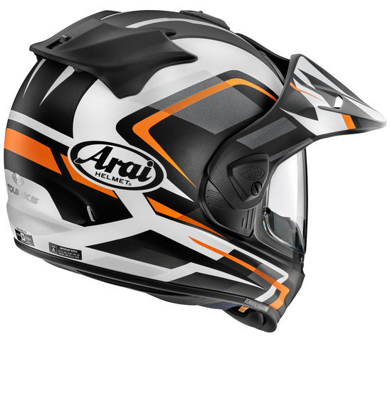 **Arai TOUR-X5 Discovery Adult Adventure Helmet (made in Japan) - Discovery Orange