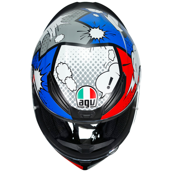 agv k5 italy K5-S Vulcanum Flexible air vents AGV K3 Wing Black/Italy Helmet