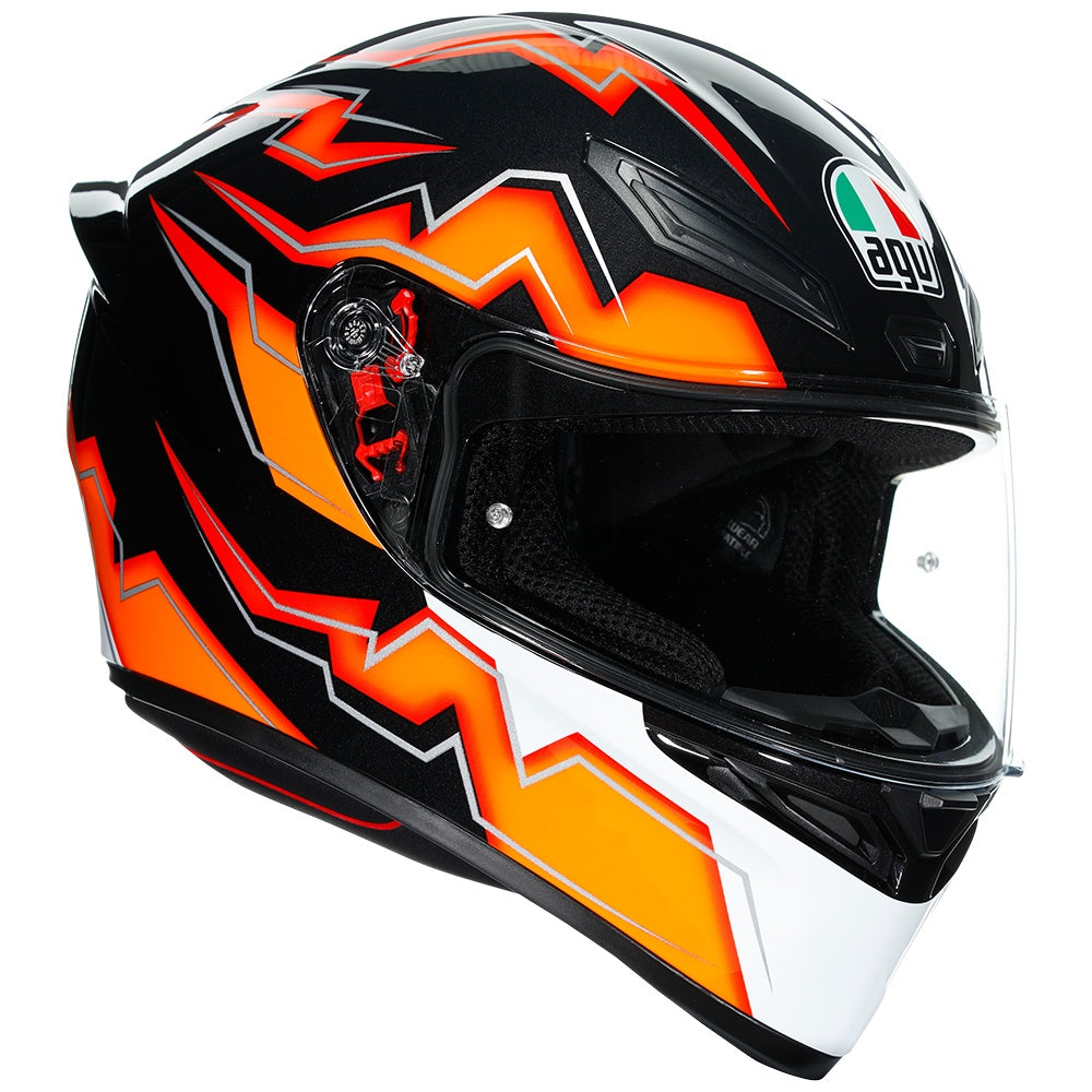 AGV K1 [KRIPTON BLACK/ORANGE] Road Helmet — FORZA