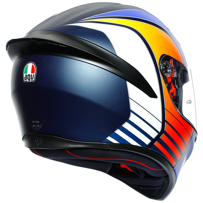AGV K1 [POWER MATT BLUE/ORANGE/WHITE] Road Helmet