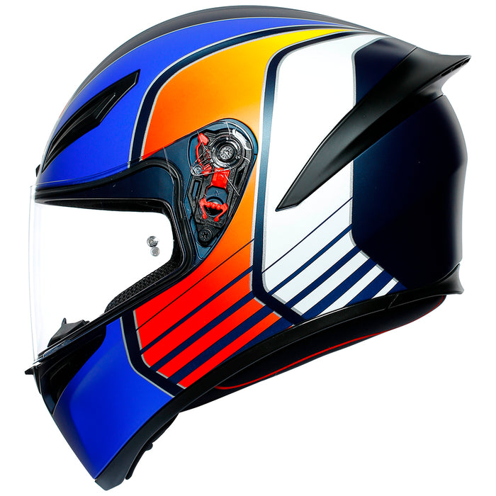 AGV K1 [POWER MATT BLUE/ORANGE/WHITE] Road Helmet