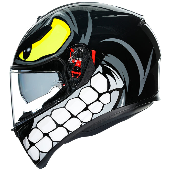 AGV K3 SV ANGRY BLACK Road Helmet — FORZA