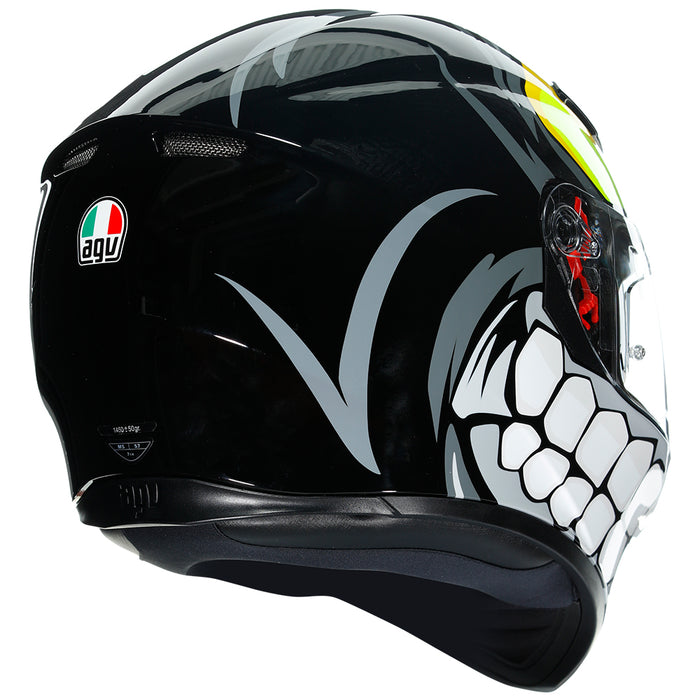 agv k3 nz AGV K3 SV ANGRY BLACK Road Helmet — FORZA