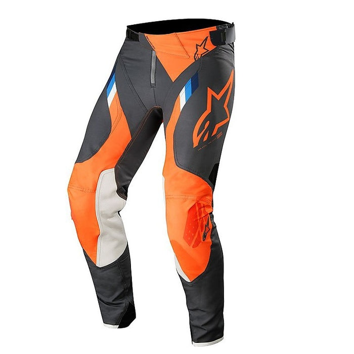 Alpinestars Supertech Anthracite Adult MX Pants - Orange Fluo