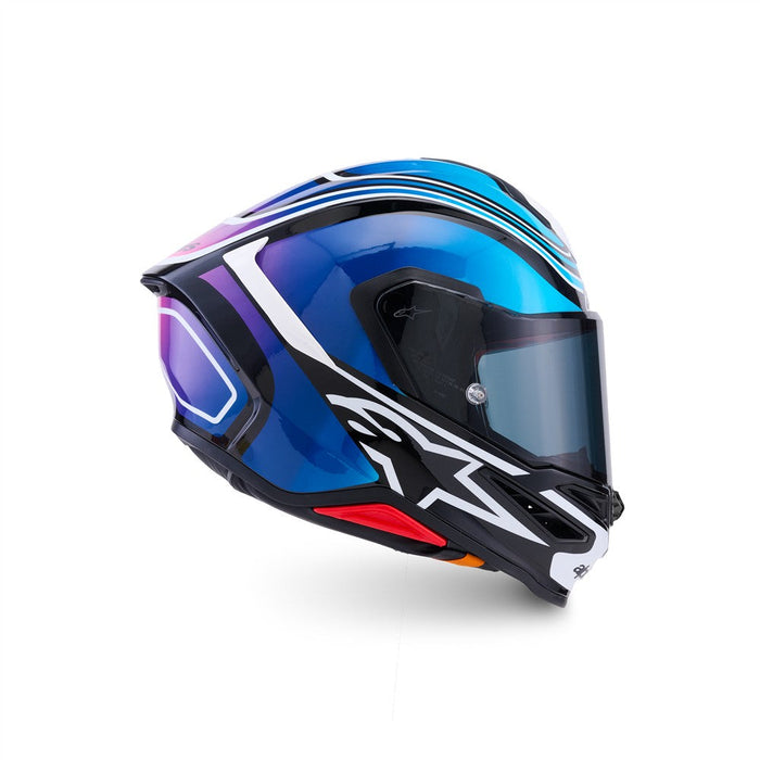 ALPINESTARS Supertech R7 Zeal MX Helmet- Black/Blue/Pink/White