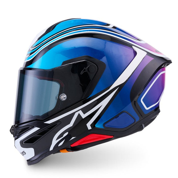 ALPINESTARS Supertech R7 Zeal MX Helmet- Black/Blue/Pink/White