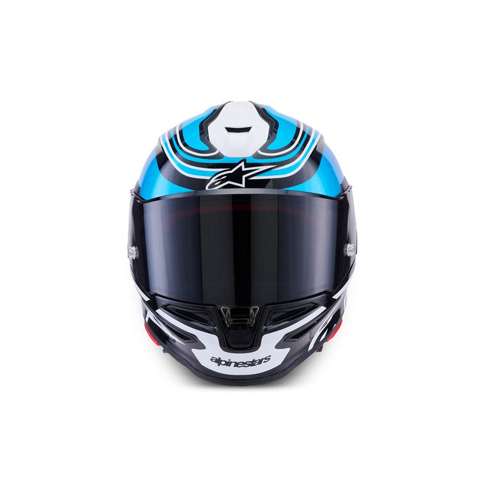 ALPINESTARS Supertech R7 Zeal MX Helmet- Black/Blue/Pink/White