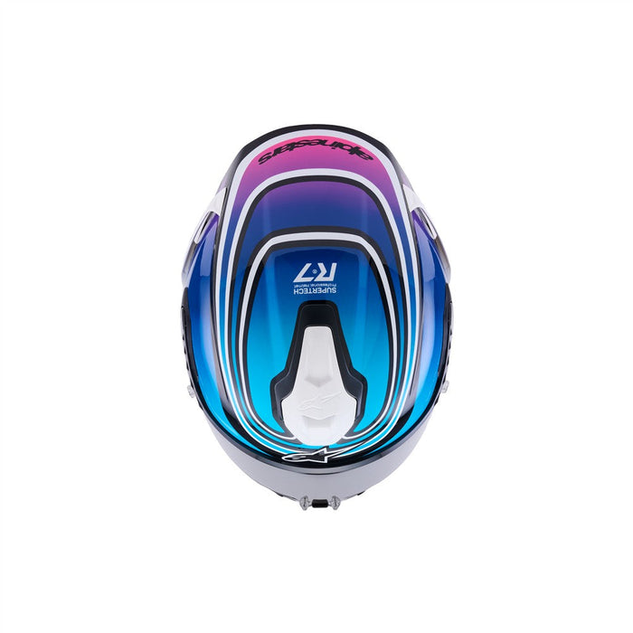 ALPINESTARS Supertech R7 Zeal MX Helmet- Black/Blue/Pink/White