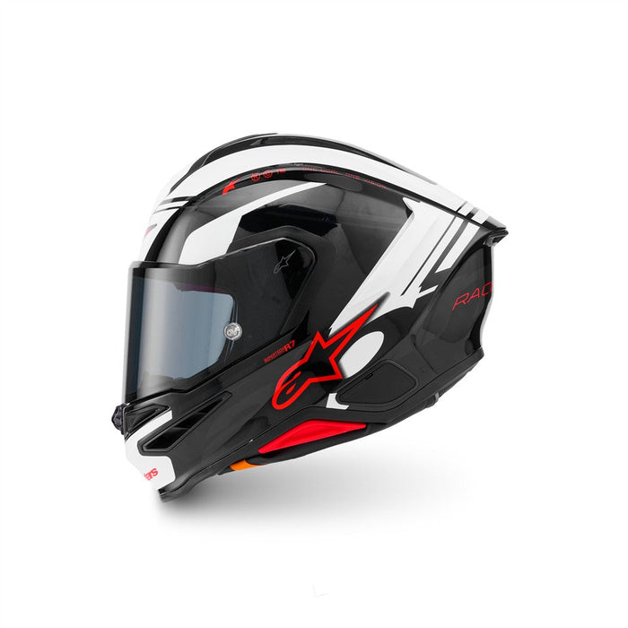 **ALPINESTARS Supertech R7 A-Core Adult Road Helmet - Black/Gloss White/Red