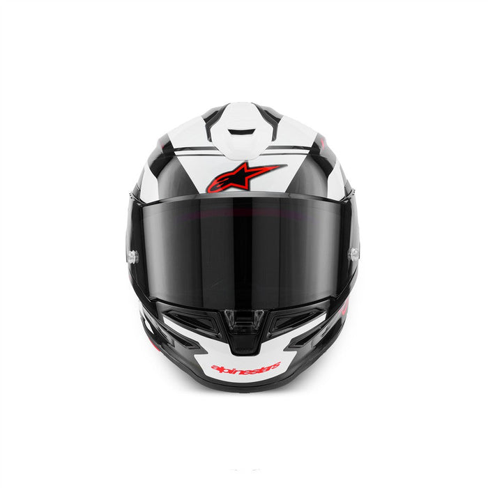**ALPINESTARS Supertech R7 A-Core Adult Road Helmet - Black/Gloss White/Red