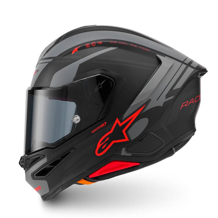 *ALPINESTARS Supertech R7 A-Core MX Helmet - Matte Black/Gray/Red