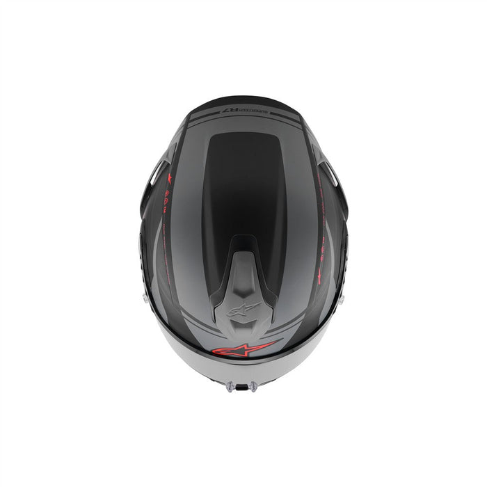*ALPINESTARS Supertech R7 A-Core MX Helmet - Matte Black/Gray/Red