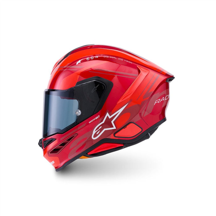 **ALPINESTARS Supertech R7 A-Core Adult Road Helmet - Red/Gloss White