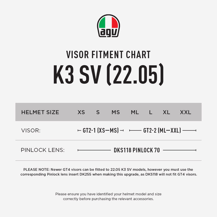 AGV K3 SV - SPIN 46 Road helmet - ECE 22.05