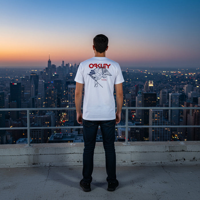 **OAKLEY MX Eagle White T-Shirt