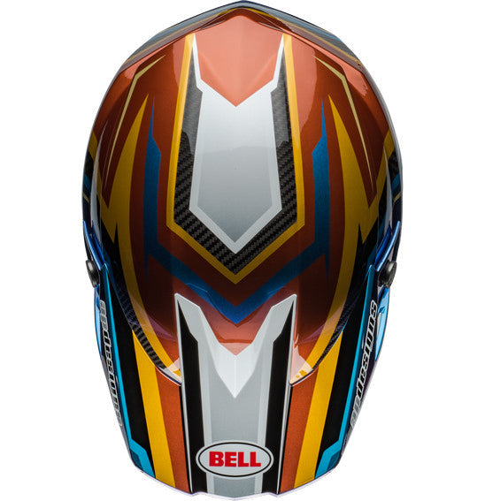 **BELL Moto-10 SPHERICAL Tomac 24 White/Gold