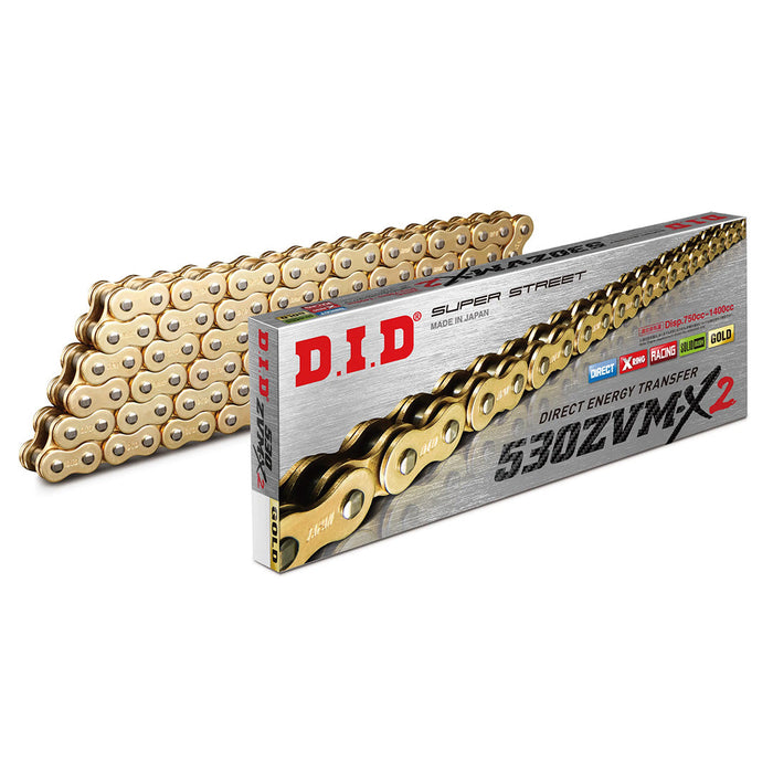 **DID 530ZVM-X2 Super Street - X-Ring Chain - 530Z x 120L