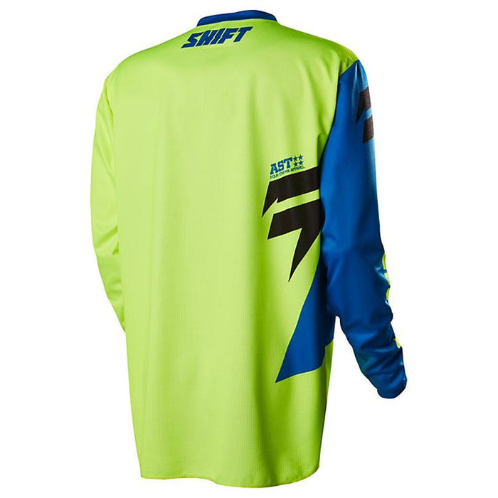 SHIFT ASSAULT Adult MX Jersey - Yellow/Blue