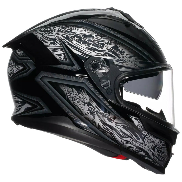 **AGV K7 Adult Road Helmet -  Black/Silver