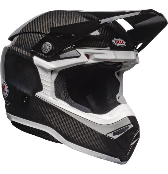 **BELL Moto-10 SPHERICAL Gloss Black/White
