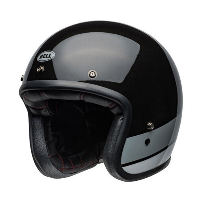 BELL Custom 500 Apex Black Flake Open Face Road Helmet — FORZA