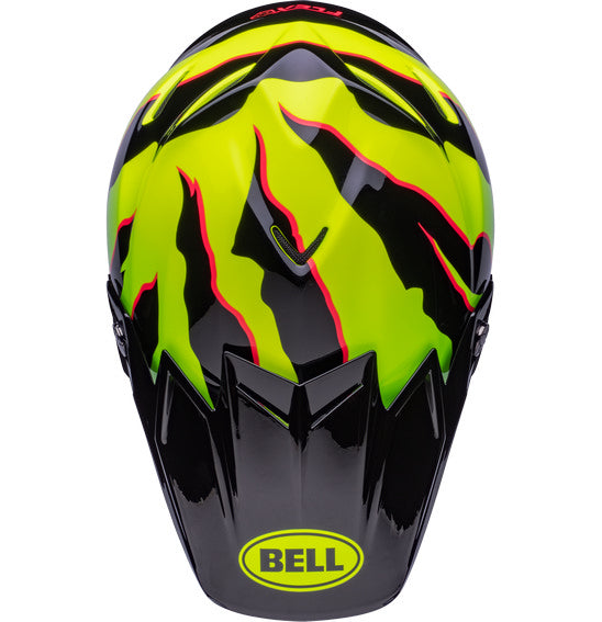 **BELL Moto-9S FLEX Claw Gloss Black/Green